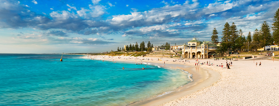 高堤諾海-海灘位於珀斯的西澳大利亞 - 