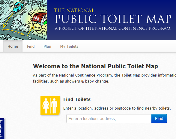 爆到家！澳洲政府推出「厕所地图」 再也不怕内急了‏