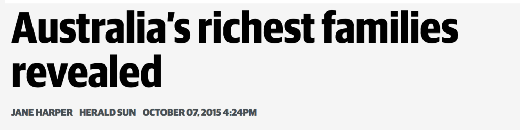 澳洲最富家族排行榜出炉，Swisse家族上榜！首富来自墨尔本