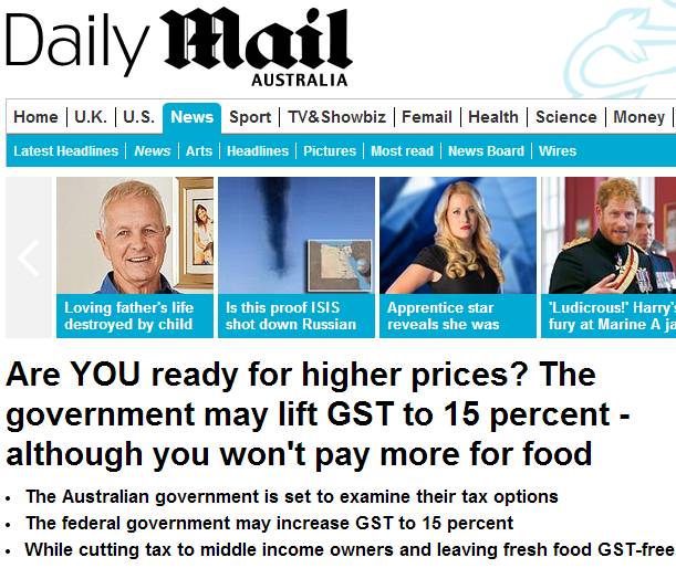澳洲物价难逃暴涨！多方消息GST要涨到15%?! 食品、保健品、学费都要涨！‏