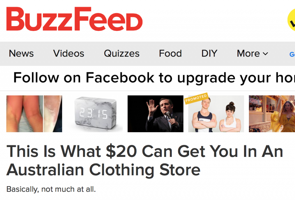 购物：20元你可以在澳洲的服装店买点什麼？