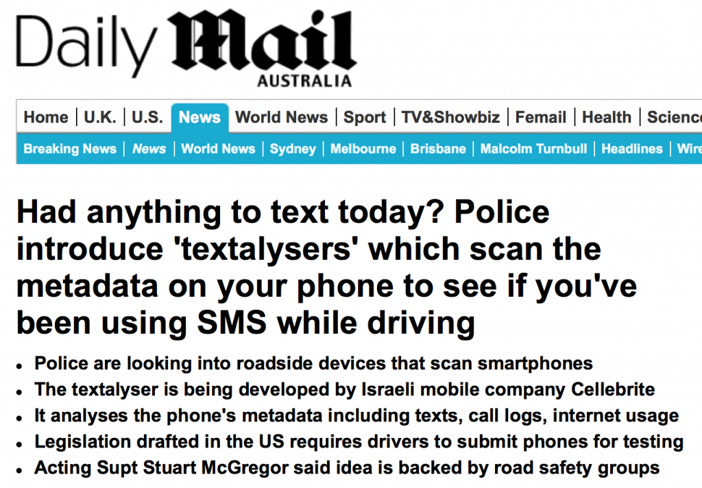维州引入FBI「黑科技」开车用手机鐵定逃不掉！