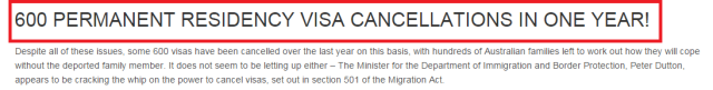 曝光！澳洲移民局一年取消600人永居权！超过1000人假结婚签证被取消！别以为拿PR就万事大吉了