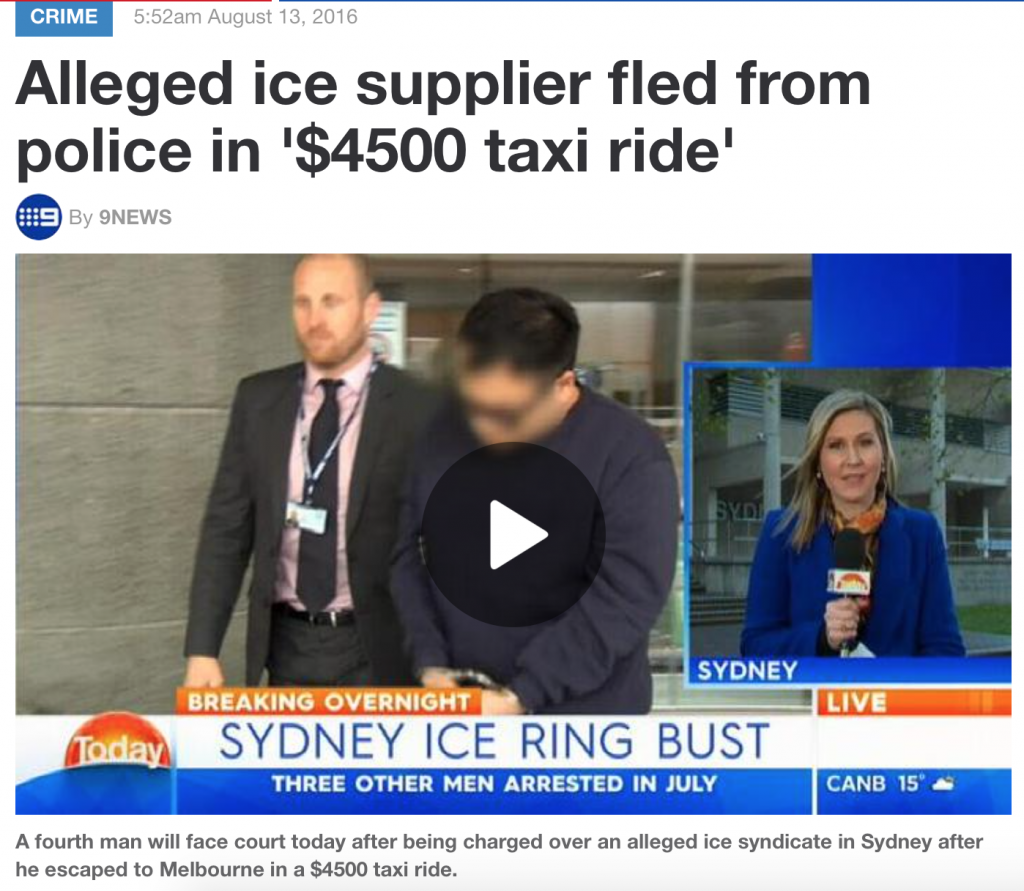 這男子从悉尼坐TAXI到墨尔本，花了$4500⋯⋯
