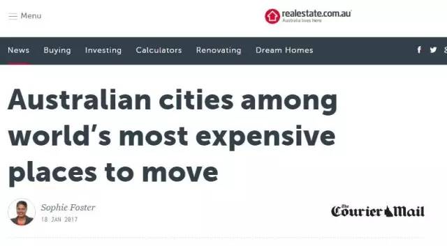 悉尼、墨尔本进入全球定居最贵城市之列！首月花费近3000澳元！