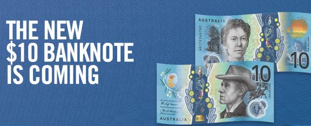 澳洲新版10元纸币昨天曝光了，今年9月开始啟用！