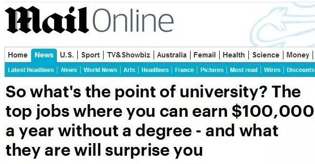上大学有什麼用？在澳洲有些工作不用學歷也能年薪10萬！
