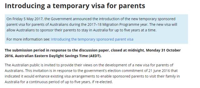父母签证细节公佈！无需英语要求，但對担保人资格更严格