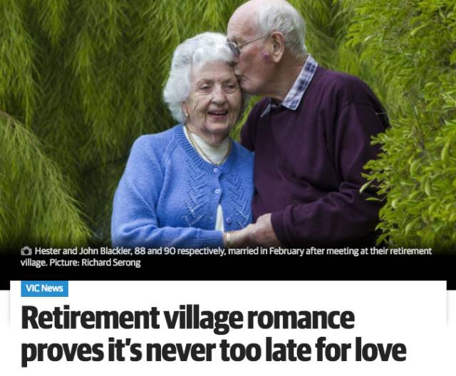 88岁一见钟情，89岁他单膝跪地，90岁蜜月旅行，澳洲情侣笑着说：再不爱，就老了！