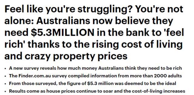 在澳洲，你的理想生活究竟需要多少存款？