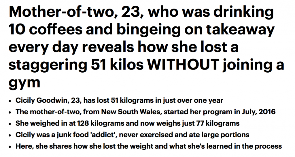 忙就不减肥？这个澳洲妈妈不去健身房不吃藥，半年居然减了51公斤